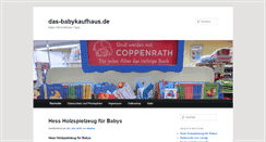 Desktop Screenshot of das-babykaufhaus.de