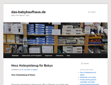 Tablet Screenshot of das-babykaufhaus.de